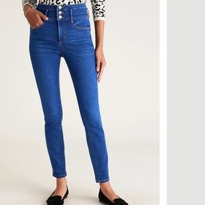 Ann Taylor Curvy Sculpting high rise jeans